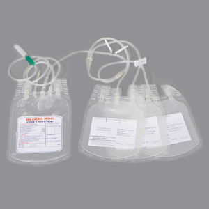Aprovado pela CE/ISO CPDA-1, bolsa de sangue enrolada tripla de 450 ml (MT58071512)