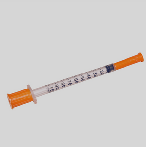 Seringas de insulina descartáveis ​​aprovadas pela CE/ISO 1ml com agulha fixa (MT58005016)