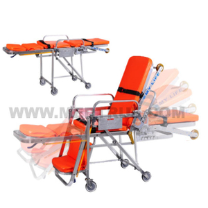 Maca dobrável para cadeira de rodas de emergência hospitalar aprovada pela CE/ISO (MT02020002)
