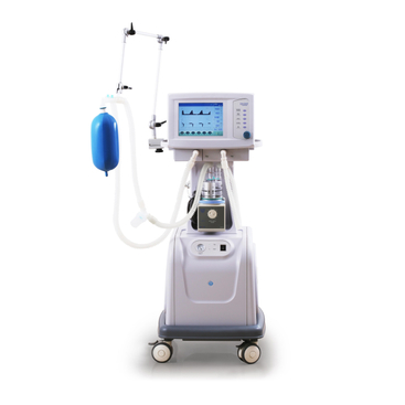 Ventilador de UTI com bateria médica invasiva embutida