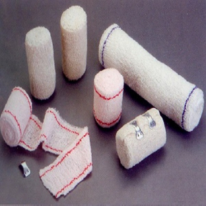 Bandagem de crepe de algodão medicinal aprovada pela Ce/ISO, 100% algodão (MT59326001)